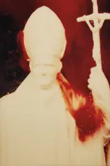 White Pope from Immersions by Andres Serrano, 1990, Dye destruction print, face-mounted to Plexiglas, sold Apr 2018