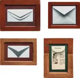 Andrew Bush, Envelopes, 2000-2001, Four chromogenic prints in individual wood contact printing frames