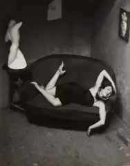 Satiric Dancer, Paris by André Kertész, 1926, Gelatin silver print, printed later, sold Oct 2018
