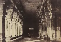 Linnaeus Tripe, Madura, The Great Pagoda, Veeravasuntharoya’s Munduppum, 1858, Albumen print
