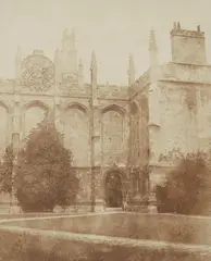 William Henry Fox Talbot, All Souls College Chapel, Oxford, 1840s, Salt print