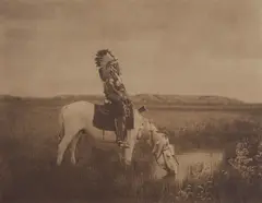 Edward S. Curtis, An Oasis in the Badlands, 1905, Platinum print