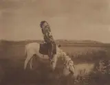 An Oasis in the Badlands by Edward S. Curtis, 1905, Platinum print, sold Oct 2018