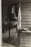 Walker Evans, Washroom and Dining Area of Floyd Burroughs’ Home, 1936, Gelatin silver print