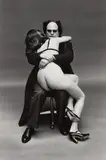 Helmut Newton, Xavier Moreau and friend, Paris