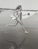 Michael Dweck, Sonya, Poles, Montauk, N.Y., 2002, Gelatin silver print