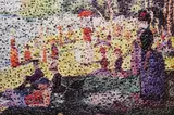 A Sunday on La Grande Jatte, after Georges Seurat from Gordian Puzzles by Vik Muniz, 2009, Chromogenic print, sold Oct 2018