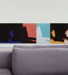 Couch by Louise Lawler, 2005, Dye destruction print on museum box, sold Oct 2018