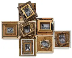 Mickalene Thomas, Photomontage 5, 2008, Unique photographic installation comprised of seven panels