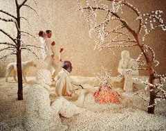 Raining Popcorn by Sandy Skoglund, 2001, Archival pigment print, printed later, sold Oct 2018