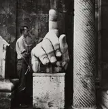 Robert Rauschenberg, Cy + Relics—Rome, 1952, Gelatin silver print, printed later