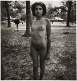 Diane Arbus, Adolescent girl at a nudist camp, N.J., 1963, Gelatin silver print