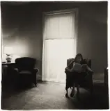 Lady in a rooming house parlor, Albion, NY by Diane Arbus, 1963, Gelatin silver print, printed later by Neil Selkirk, sold Oct 2018