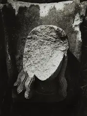 Shōmei Tōmatsu, Angel Shattered by the Atomic Bomb at Urakami Cathedral, Nagasaki from Nagasaki 11:02, 1961, Gelatin silver print, printed 1980