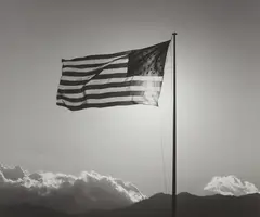 Robert Mapplethorpe, American Flag, 1987, Gelatin silver print