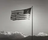Robert Mapplethorpe, American Flag, 1987, Gelatin silver print