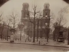 Place St. Sulpice by Eugène Atget, 1910, Printing-out-paper print, offered Oct 2018