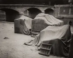 Behind Notre Dame, Paris by André Kertész, 1925, Gelatin silver print, probably printed in the 1950s or 1960s, offered Oct 2018