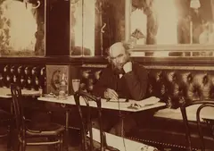 Paul Verlaine by Dornac, 1892, Albumen print, offered Oct 2018
