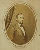 Christopher S. German, Portrait of Lincoln, 1861, Oval albumen print, printed no later than 1865