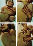 Closed Contact A-D by Jenny Saville and Glen Luchford, 2002, Four chromogenic prints, flush-mounted to board, sold Oct 2018