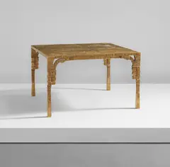 Coffee table by Ingrid Donat, 2006, Polished bronze, sold Jun 2018