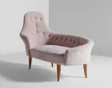Kerstin Hörlin-Holmquist, "Garden of Eden" daybed, from the "Paradise" series, circa 1961, Beech, fabric