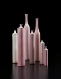 Group of seven vases by Jacques Ruelland and Dani Ruelland, 1960s, Glazed earthenware, sold Jun 2018