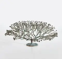 "Bush" sculpture by Harry Bertoia, 1970s, Patinated bronze, sold Jun 2018