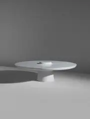 Marc Newson, "Small Lathed Table", 2006, Carrara marble