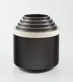Striped vase by Ettore Sottsass, designed 1966, executed circa 1982, Glazed earthenware, sold Jun 2018