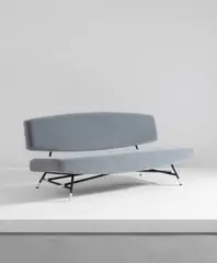Sofa, model no. 865 by Ico Parisi, circa 1958, Painted steel, fabric, sold Jun 2018
