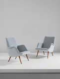 Carlo De Carli, Pair of armchairs, model no. 806