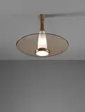 Ceiling light by Max Ingrand, circa 1959, Glass, brass, sold Jun 2018