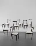 Ico Parisi, Set of eight dining chairs