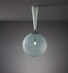 Ceiling light, model no. 5417 by Carlo Scarpa, 1931-1935, Filigrana glass, brass, sold Dec 2018