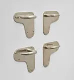 Vilhelm Lauritzen, Two sets of door handles, from the National Broadcasting Building, Copenhagen, circa 1940, Chromium-plated metal