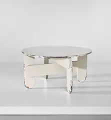 Unique low table by Gerrit Rietveld, circa 1940, Painted birch plywood and pine, sold Dec 2018