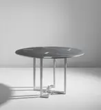 Steven Holl, Table from the Stretto House, Dallas, Texas, circa 1991, Aluminum, glass