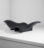"Waves" sofa, model no. EJ 142 by Anne-Mette Jensen and Morten Ernst, circa 1994, Leather, painted fiberglass, offered Dec 2018