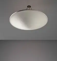 Ceiling light by Jean-Michel Frank, circa 1935, Painted plaster, offered Dec 2018
