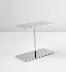 "L.D." side table by Martin Szekely, 2004, Chromium-plated steel, sold Dec 2018