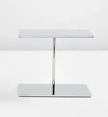 "L.D." side table by Martin Szekely, 2004, Stainless steel, aluminum, sold Dec 2018