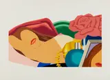 Tom Wesselmann, Nude with Roses, 1976, Lithograph and screenprint in colors with embossing, on Rives BFK paper, with full margins