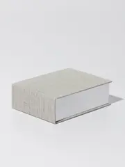 Ed Ruscha, OH/NO, 2008, Sculptural book with double fore-edge printing and silver gilt edges
