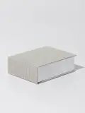 Ed Ruscha, OH/NO, 2008, Sculptural book with double fore-edge printing and silver gilt edges