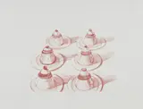 Wayne Thiebaud, Six Italian Desserts, from Recent Etchings II, 1979, Etching in red, on Somerset paper, with full margins