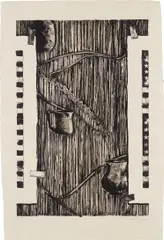 Ventriloquist by Jasper Johns, 1990, Lithograph, on J. Whatman paper, with full margins, sold Nov 2017