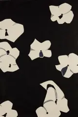 Impatiens by Alex Katz, 2001, Linocut in colors, on Okawara paper, the full sheet, sold Nov 2017