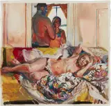 Natalie Frank, Study for the Stammerer, 2007, Chalk pastel and gouache on paper